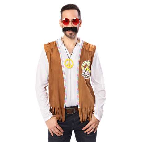 Disfraz Set de Hippie para hombre