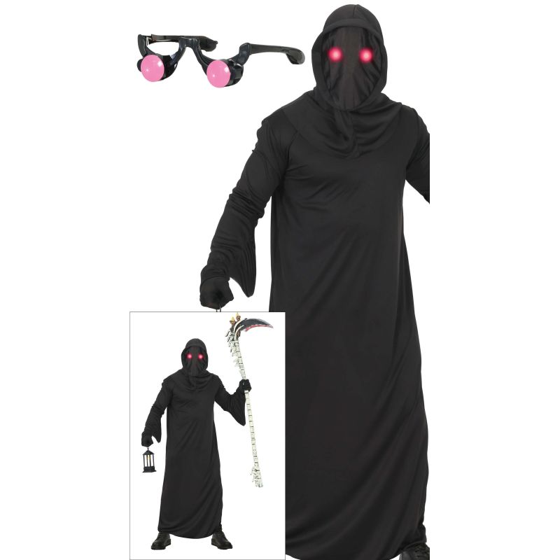 Disfraz de Sombra Dark Red Eyes para hombre Bis