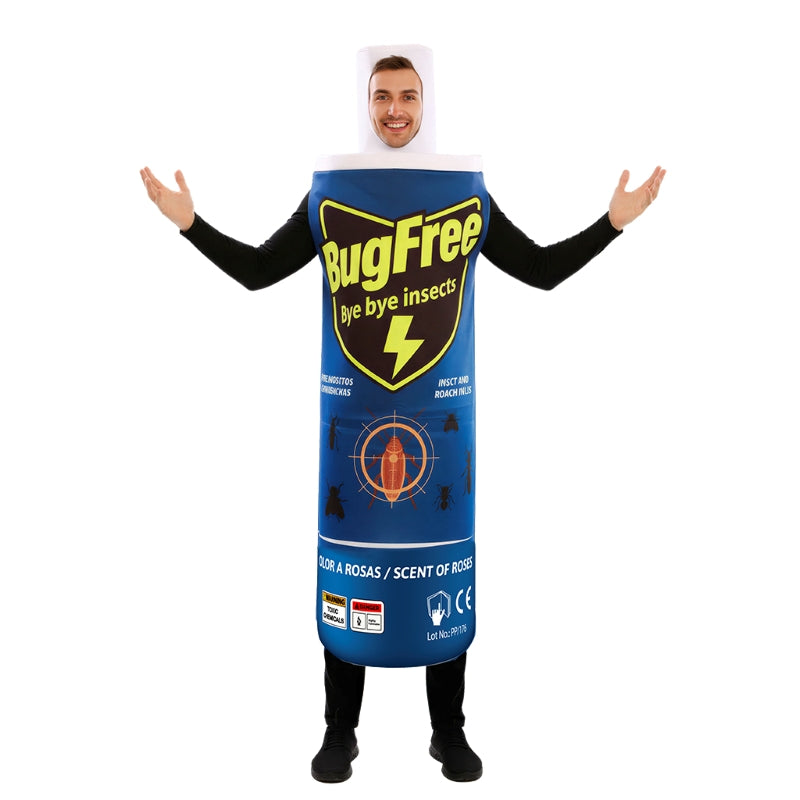 Disfraz de Spray Insecticida adulto unisex Bis