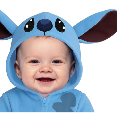 Disfraz de Stitch Azul para bebé Detalle