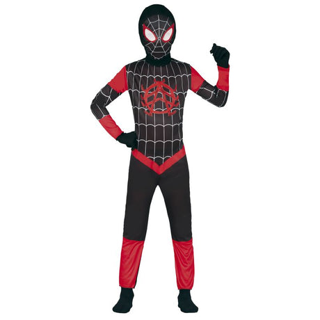 Disfraz de Súper Spider Negro para niño