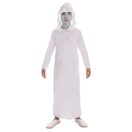 Disfraz de Túnica Blanca con Capucha infantil