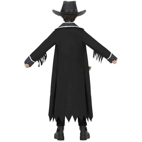 Disfraz de Vaquero Gótico infantil Espalda