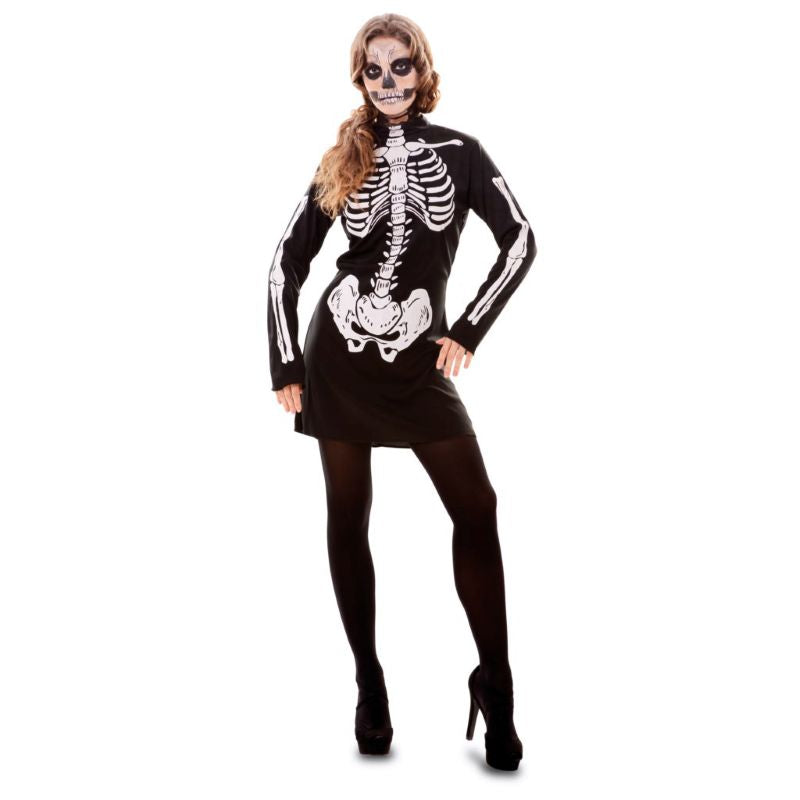 Disfraz de Vestido Esqueleto para mujer