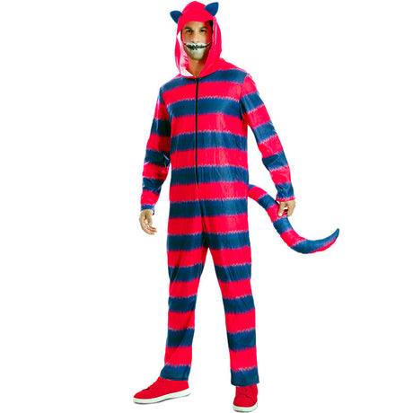 Disfraz de Gato del cuento de Alicia adulto unisex Hombre