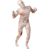 Disfraz de Momia Ensangrentada segunda piel para adulto Bis