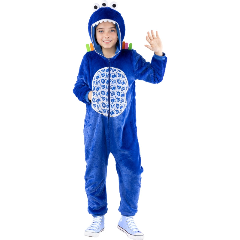 Disfraz de Monstruo Colorido para niño Detalle