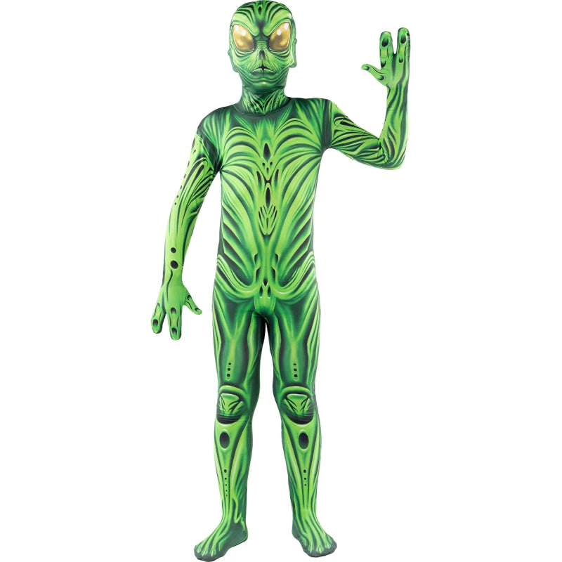 Disfraz de Monstruo Extraterrestre segunda piel para niño