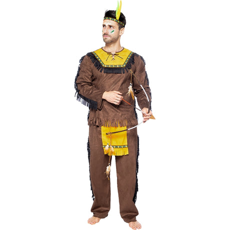 Disfraz de Indio Deluxe para hombre