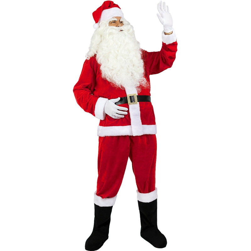 Disfraz de Santa Claus Lujo para hombre Bis