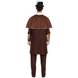 Disfraz de Steampunk elegante para hombre Espalda
