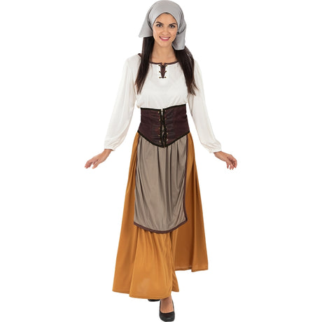 Disfraz de Campesina Medieval para mujer