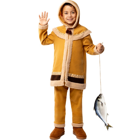 Disfraz de Esquimal Polo Norte  para niño Bis