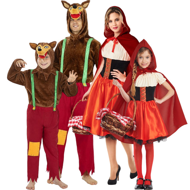 Gruppe von Märchen Rotkäppchen Deluxe