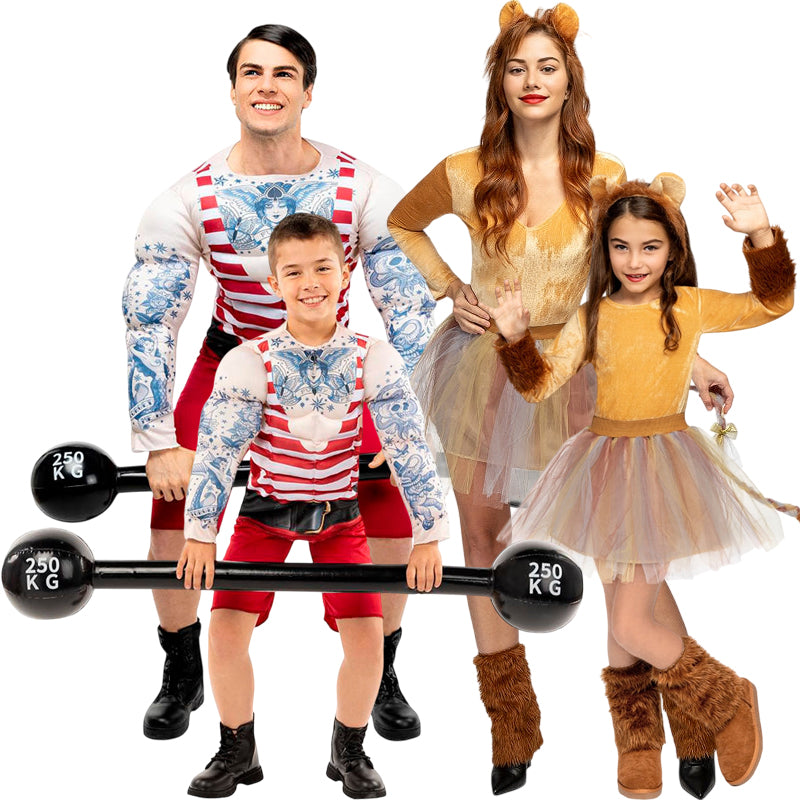 Disfraces Forzudos y Leonas para grupos y familias