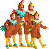 Disfraces Gallos y Gallinas Marrones para grupos y familias