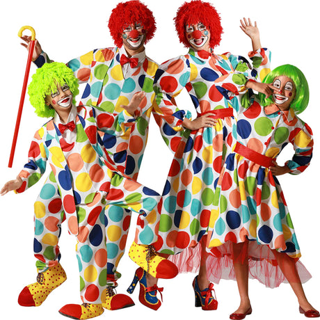 Disfraces Payasos Divertidos para grupos y familias