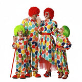 Gruppe von lustigen Clowns