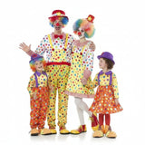 Gruppe von Clowns mit Punkten