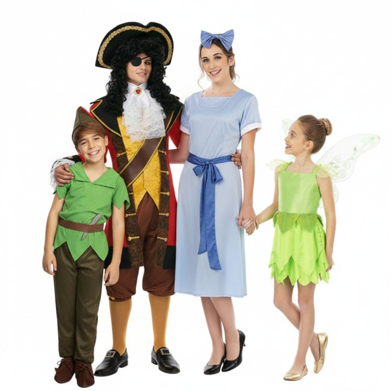 Gruppe von Figuren aus Peter Pan