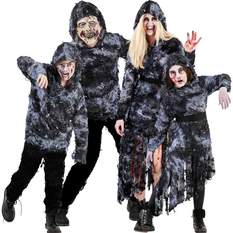 Disfraces Zombies Harapos para grupos y familias