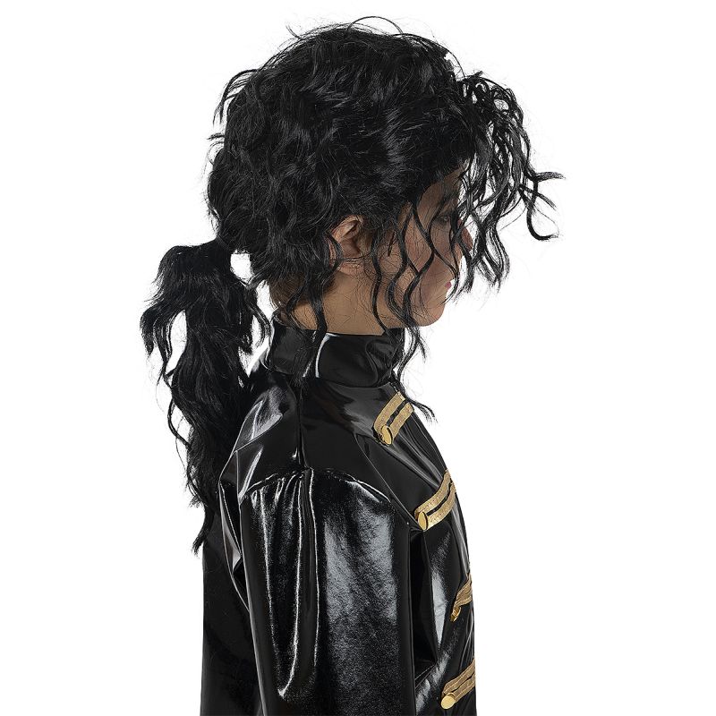 Kit disfraz de Michael Jackson para niños Peluca