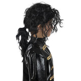 Kit disfraz de Michael Jackson para niños Peluca