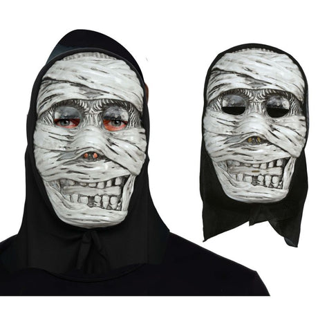Máscara Momia PVC con Capucha