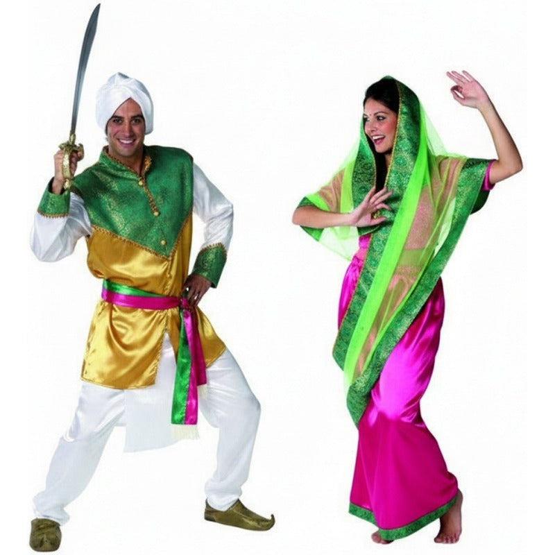 Hindus Paarkostüm für Erwachsene