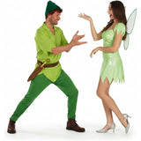 Peter Pan und Tinkerbell Paarkostüm für Erwachsene