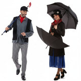 Mary Poppins und Schornsteinfeger Paarkostüm für Erwachsene