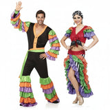 Rumba Salsa-Tänzer Paarkostüm für Erwachsene