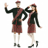 Schottischer Kilt Paarkostüm für Erwachsene