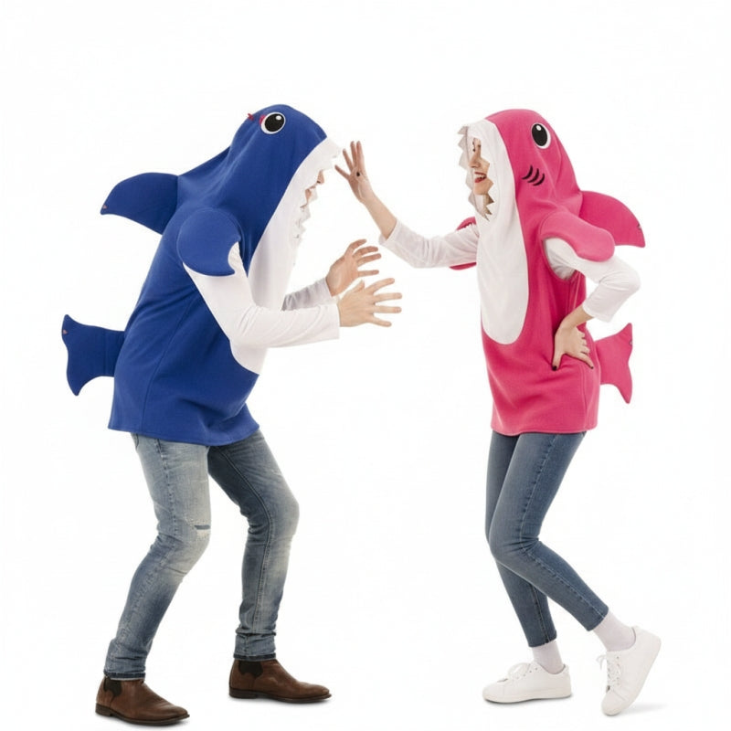 Baby Shark Paarkostüm für Erwachsene