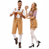 Lederhose Oktoberfest Paarkostüm für Erwachsene