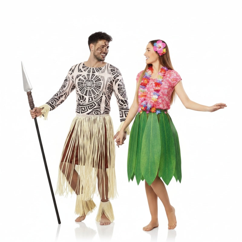 Hawaiianer Honolulu Paarkostüm für Erwachsene