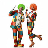 Clowns mit Jacke Paarkostüm für Erwachsene