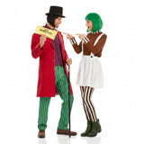 Willy Wonka und Oompa-Loompa Paarkostüm für Erwachsene