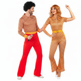 Disco Dancer 70er Jahre Paarkostüm für Erwachsene