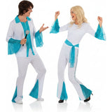 ABBA Disco Dancer Paarkostüm für Erwachsene