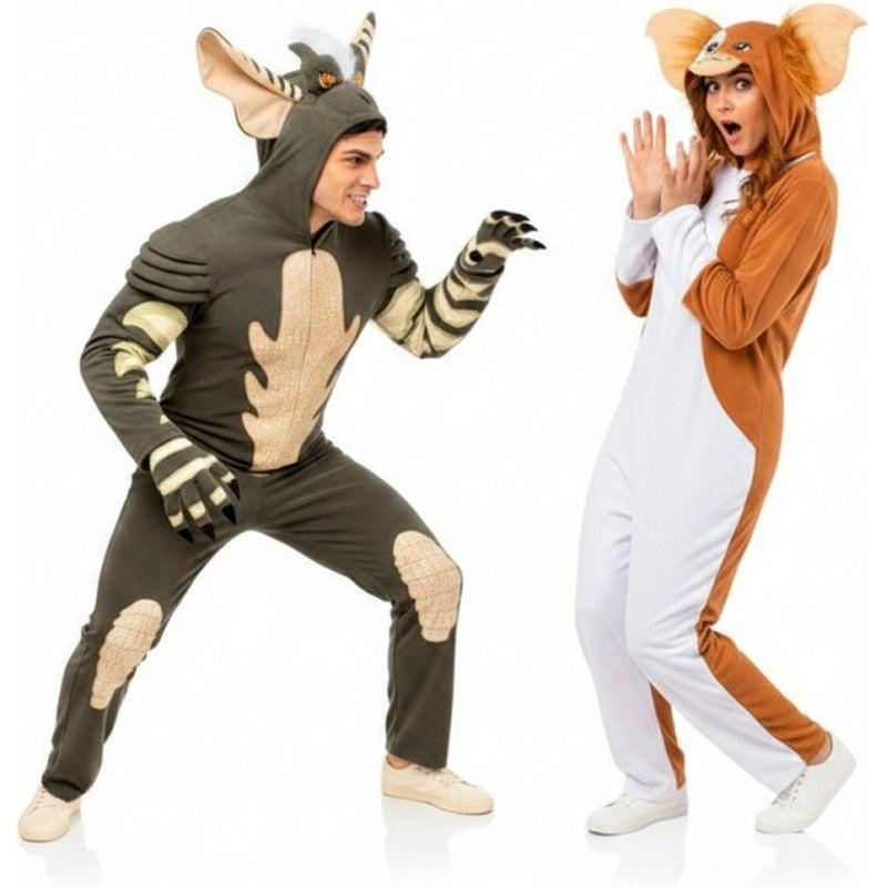 Stripe und Gizmo aus Gremlins Paarkostüm für Erwachsene