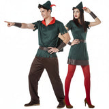Paar Robin Hood der Wälder
