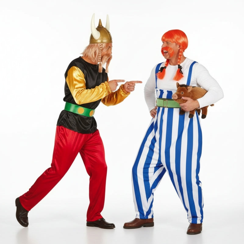 Asterix und Obelix Paarkostüm für Erwachsene
