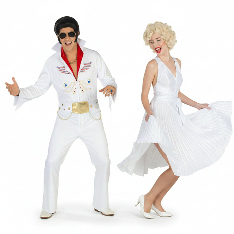 Elvis und Marilyn Paarkostüm für Erwachsene