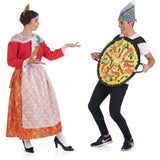 Fallera und Paella Paarkostüm für Erwachsene