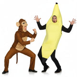 Affe und Banane Paarkostüm für Erwachsene