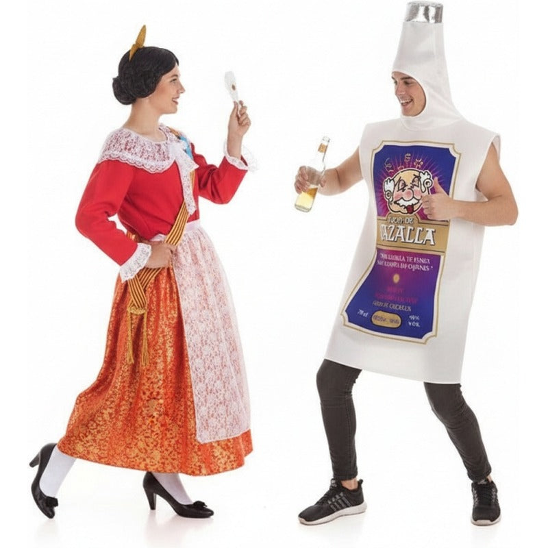 Fallas in Valencia Paarkostüm für Erwachsene
