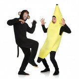 Schimpanse und Banane Paarkostüm für Erwachsene