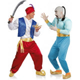 Aladdin und der Dschinni der Lampe Paarkostüm für Erwachsene
