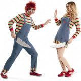 Chucky Mördepuppen Paarkostüm für Erwachsene